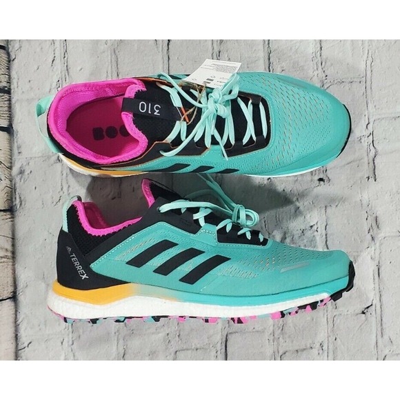 adidas MENS SIZE 10 Terrex Agravic Flow Trail FX6754 Running Sneakers Shoes